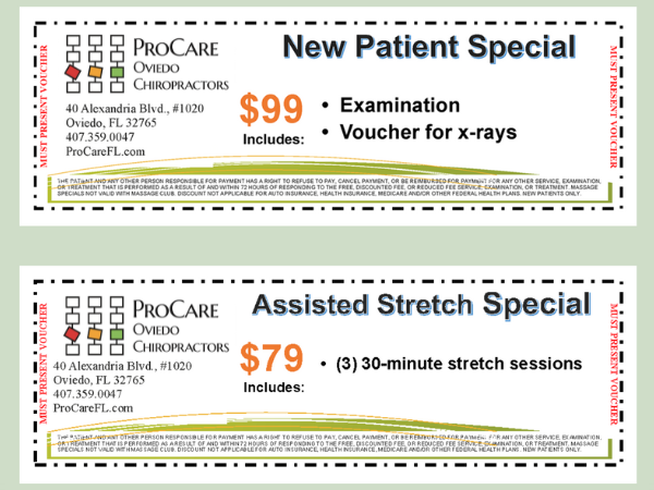 chiropractic care specials in Oviedo